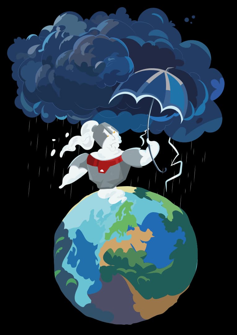 Ilustración ciberseguridad